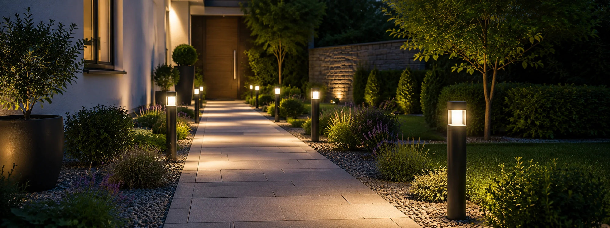 Wegeleuchten, Pollerleuchten & Mastleuchten – Hochwertige Außenleuchten & Grablichter mit LED