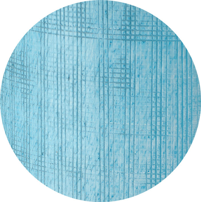 Blumenvase blau Vintage-Optik strukturiertes Glas mundgeblasen 14,5x25,5cm