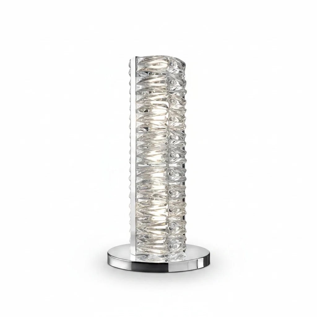 Hochwertige Design Tischlampe Singapur aus Kristallglas Tischlampe