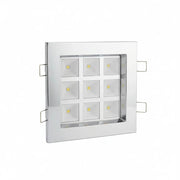 13W LED Downligt 230V dimmbar weiß eckig – Einbaustrahler IP20, dimmbar