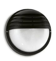 Außenwandleuchte schwarz IP44 1xE27