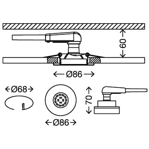 – Einbaustrahler