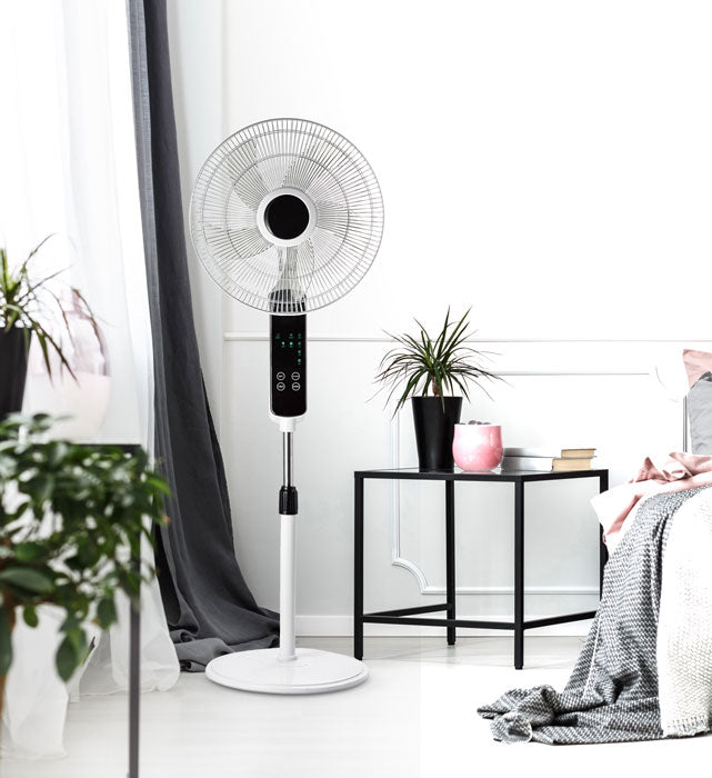 Standventilator mit Fernbedienung Timer Touch Screen 134cm