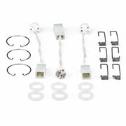 3er Set für Einbaustrahler Haltefeder Feder Klammern Fassung Federring MR11 – Einbaustrahler 13mm