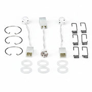 3er Set für Einbaustrahler Haltefeder Feder Klammern Fassung Federring MR11 – Einbaustrahler 13mm