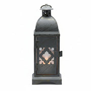 Klassische Tischlaterne Landhaus 19cm Teelicht Weiß Teelichthalter Tisch Deko Weihnachten – Windlicht / Teelichtglas – stilvo