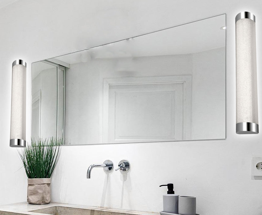 LED Badezimmerlampe Kristalloptik Glitzer 37,5cm IP44 