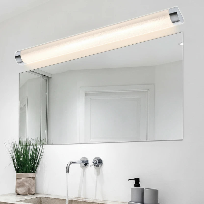 LED Bad-Spiegellampe Kristalloptik Glitzer 91,5cm IP44