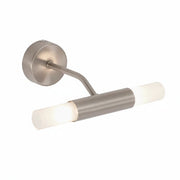 LED Bad Wandleuchte 2-flammig SPLASH nickel-matt Spiegellampe