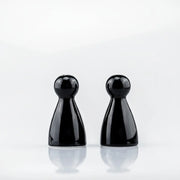 Schwarz Peppy & Sally 8cm Salzstreuer Pfefferstreuer 2er Set Porzellan – stilvolles Wohnaccessoire & Dekoartikel aus Europa