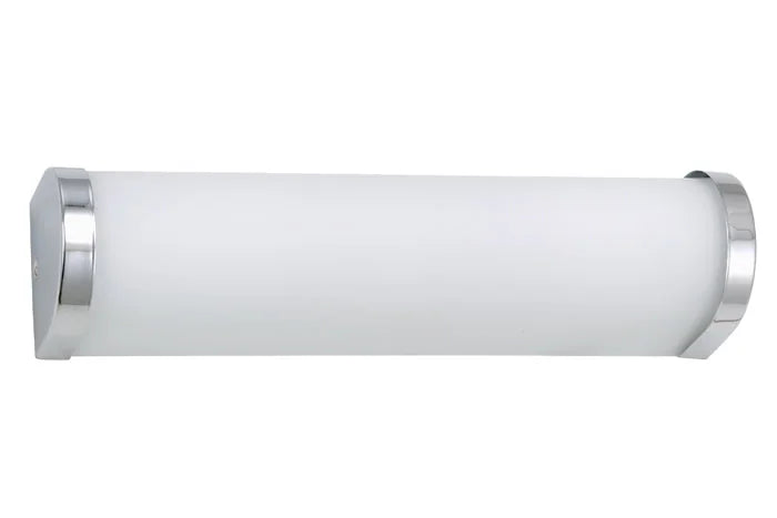 Bad Wandleuchte Milchglas Chrom 2x E14 31,5cm