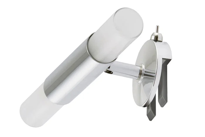 Spiegel-Klemmleuchte mit Schalter 2x G9 LED Chrom