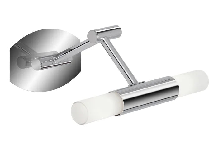 Bad Wandleuchte SPLASH 2-flammig Chrom Glas matt inkl 2x G9 LED