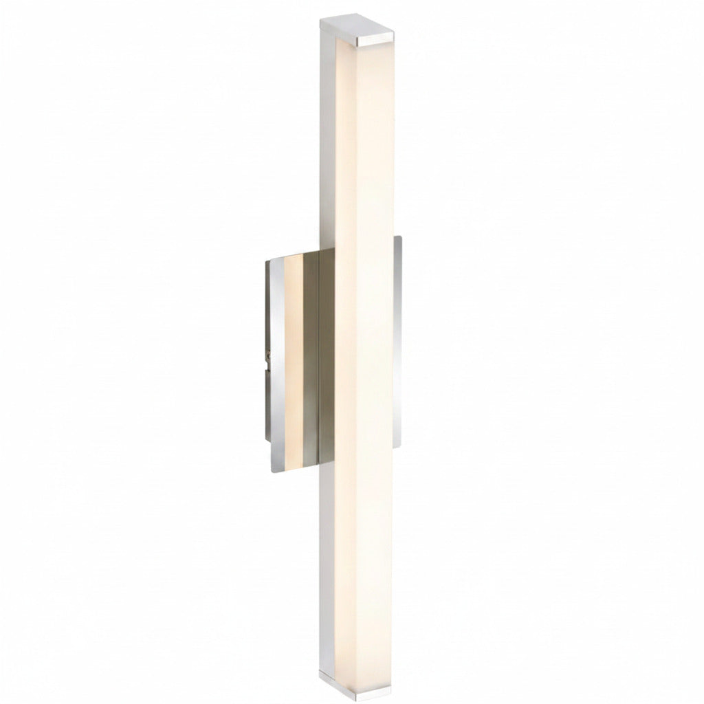Längliche Bad Wandleuchte Splash LED Chrom 37cm