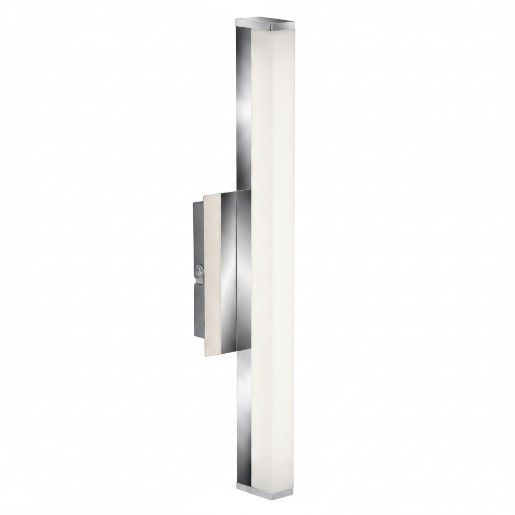 Längliche Bad Wandleuchte Splash LED Chrom 37cm