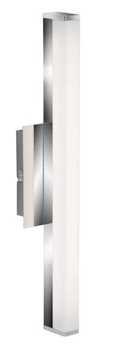 Längliche Bad Wandleuchte Splash LED Chrom 37cm