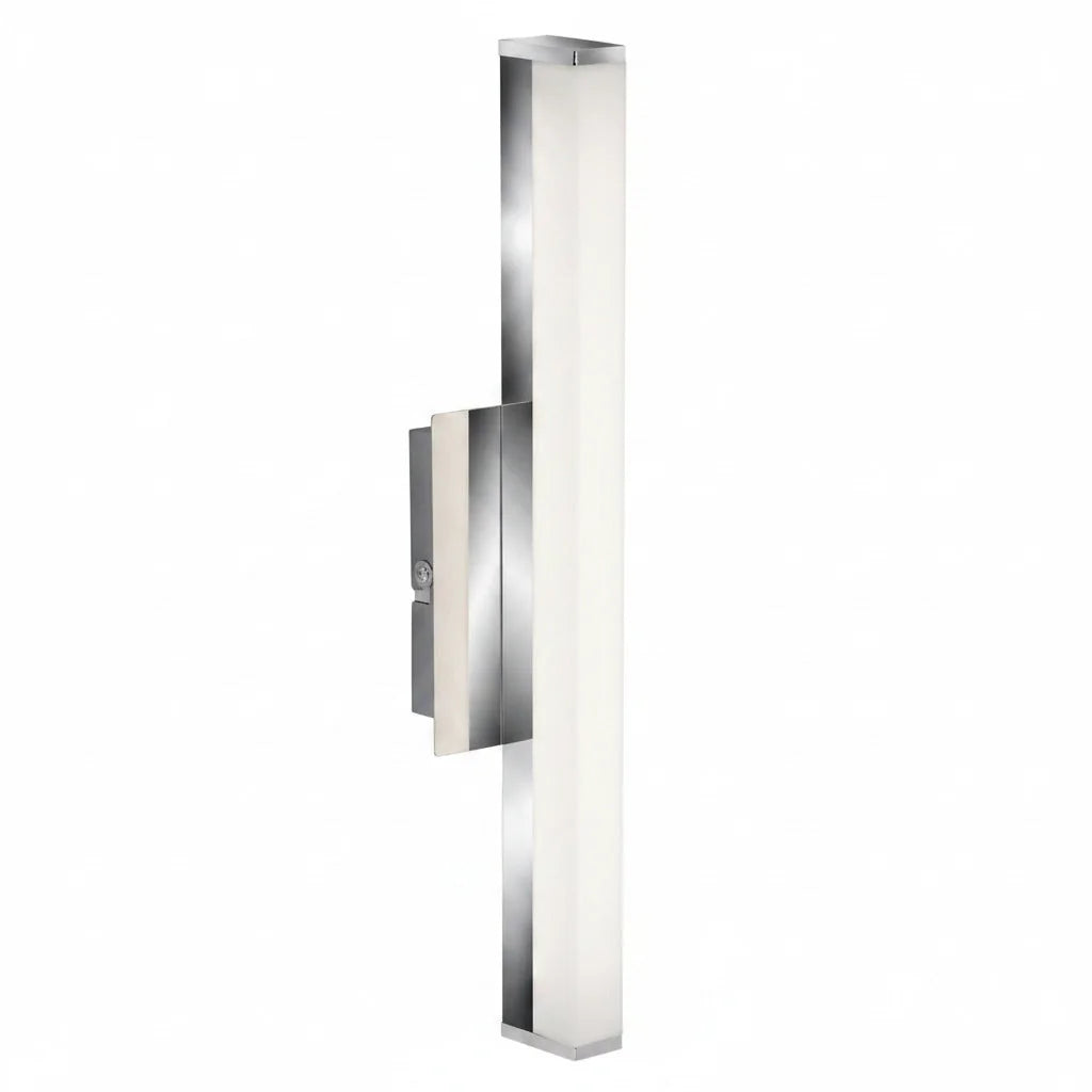 Längliche Bad Wandleuchte Splash LED Chrom 37cm