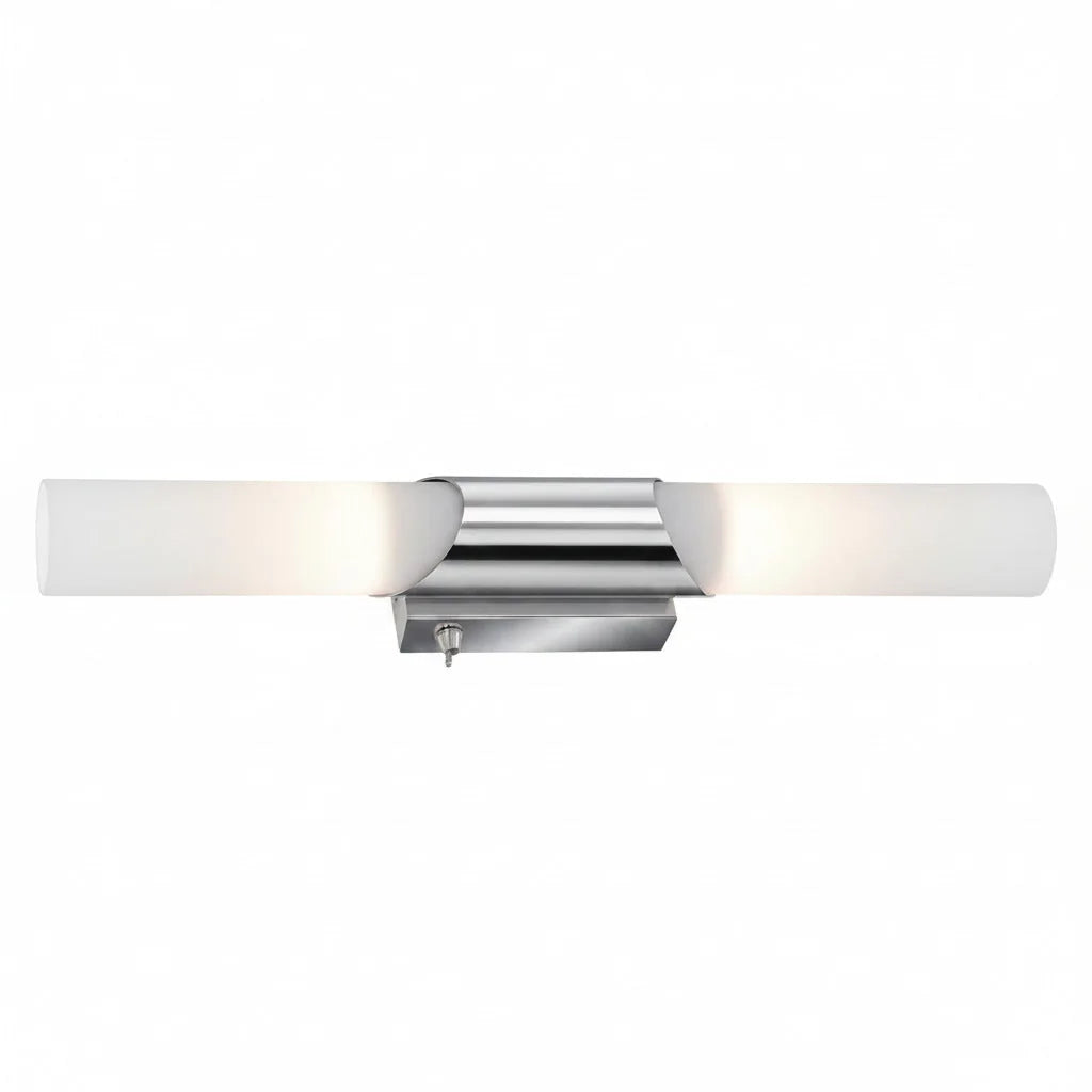 Bad Wandleuchte Spiegellampe 2x E14 Chrom mit Schalter