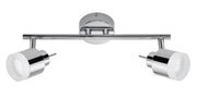 LED Deckenstrahler Badezimmer 2-flammig Chrom IP44 – Strahler / Spotbeleuchtung