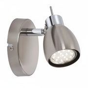 LED Spot 1flg nickel-matt schwenkbar inkl GU10 TWO – Wandleuchte LED
