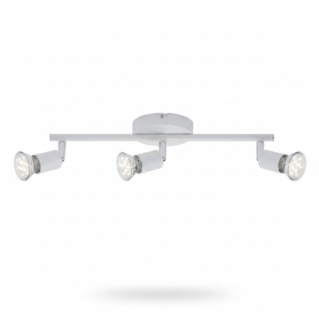 3er LED Deckenstrahler weiß inkl. GU10 3W schwenkbar SIMPLE – Strahler / Spotbeleuchtung