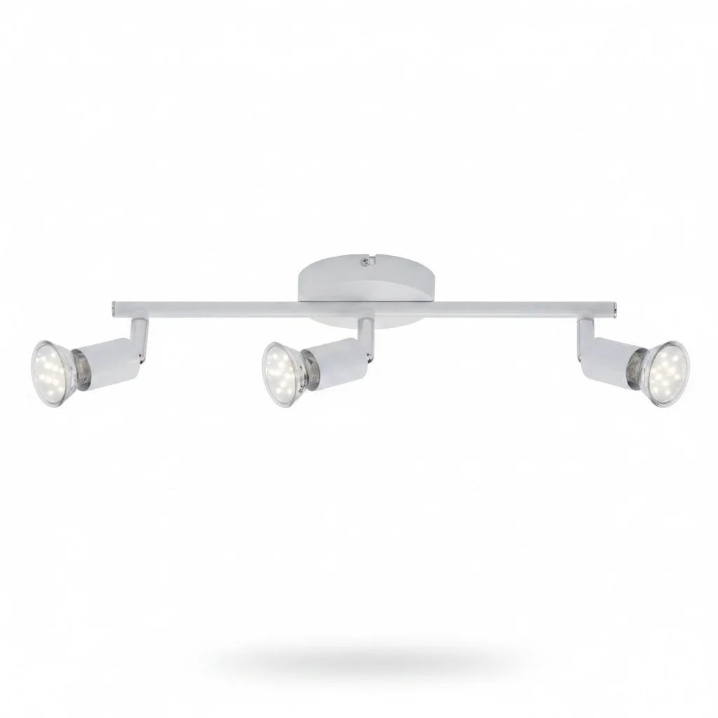 3er LED Deckenstrahler weiß inkl. GU10 3W schwenkbar SIMPLE – Strahler / Spotbeleuchtung