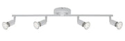 4er LED Deckenstrahler weiß inkl. GU10 3W schwenkbar SIMPLE – Strahler / Spotbeleuchtung