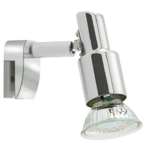 Bad Spiegelleuchte zum klemmen Chrom schwenkbar inkl GU10 LED