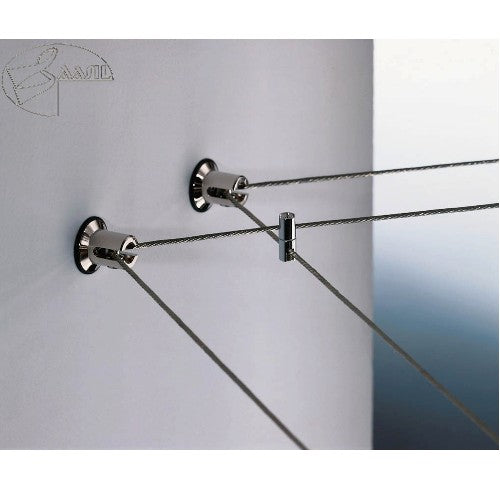 BRUCK WANDUMLENKER SET Umlenker für Seil 12V