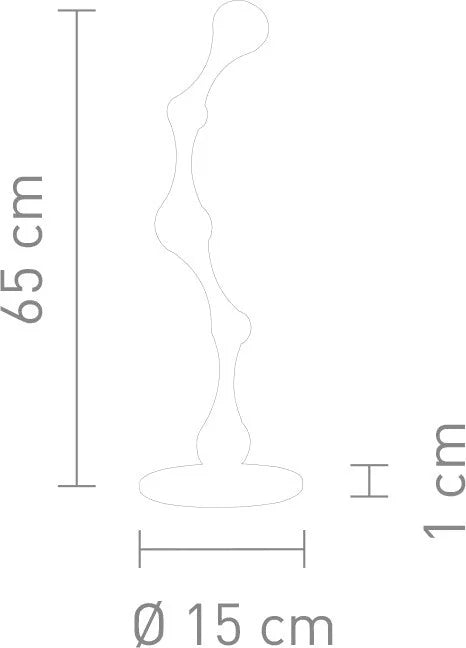 LED Tischlampe Smart mit Gelenken Alu dimmbar 65cm