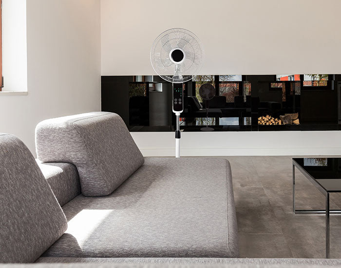 Standventilator mit Fernbedienung Timer Touch Screen 134cm