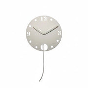 Waggle Wanduhr mit Pendel weiß rund 3102 Nextime