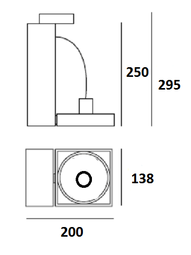 LED 3-Phasen Strahler Axolute 1 weiß