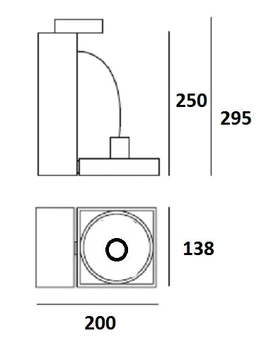 LED 3-Phasen Strahler Axolute 1 weiß