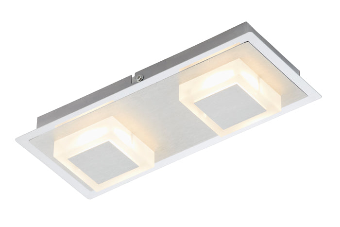 Kleine LED Wand- & Deckenleuchte Aufputz-Spot rechteckig – Deckenleuchte dimmbar