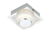 Kleine LED Wand- & Deckenleuchte Aufputz-Spot rund 10x10cm