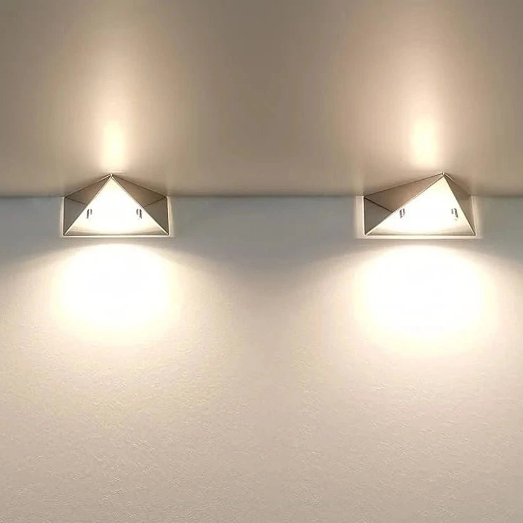 3er Set LED Unterbauleuchten dreieckig mit Schalter Briloner 7218-038