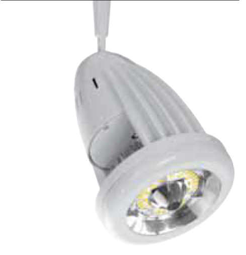 3 Phasen LED Strahler Syrma 14W 3000K warmweiß