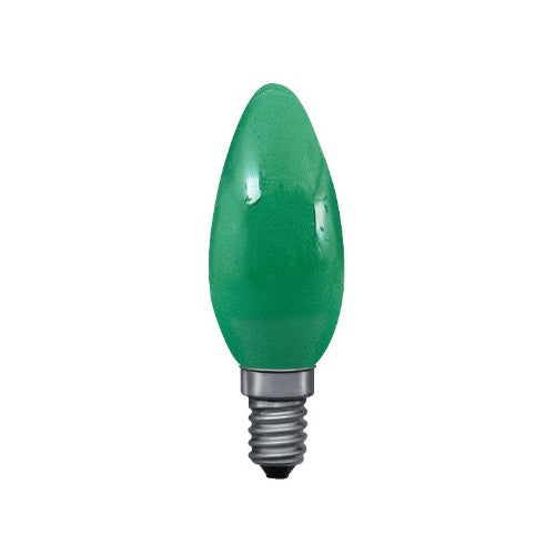 Deco Glühlampe Kerze E14 grün 25W Paulmann 402.23 – E14 – 25W