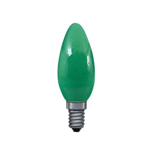 Deco Glühlampe Kerze E14 grün 25W Paulmann 402.23 – E14 – 25W