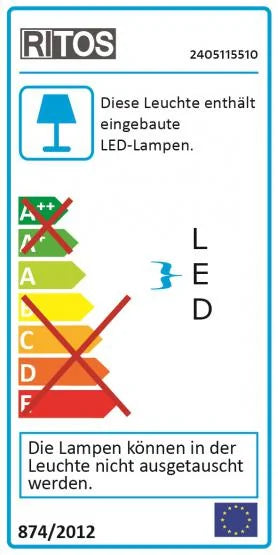 5Watt LED Lichtleiste 50cm Unterbauleuchte mit Berühungssensor Dimmbar Touch TS 500