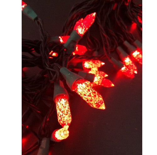 50er LED 5m Lichterkette rot + Netzteil Innen Weihnachten – Weihnachtsdeko LED, Lichterkette