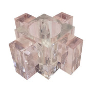 Ersatzglas G4 Würfel klar rosa transparent 11mm Fassung – Lampenglas klar