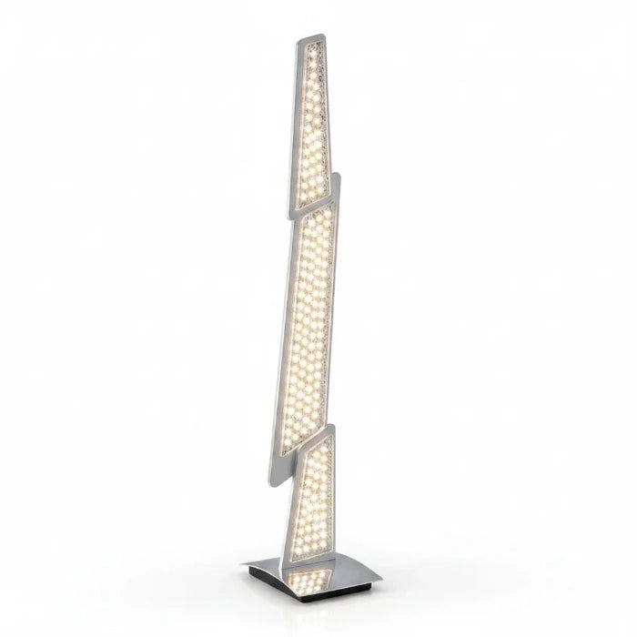 Ausgefallene Design LED Tischleuchte Spacy dimmbar 70cm – Tischlampe / Nachttischlampe / Hockerlampe – Stehleuchte dimmbar
