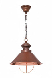 Retro Hängeleuchte Kupfer rund Copper Honsel – Pendelleuchte dimmbar, E27