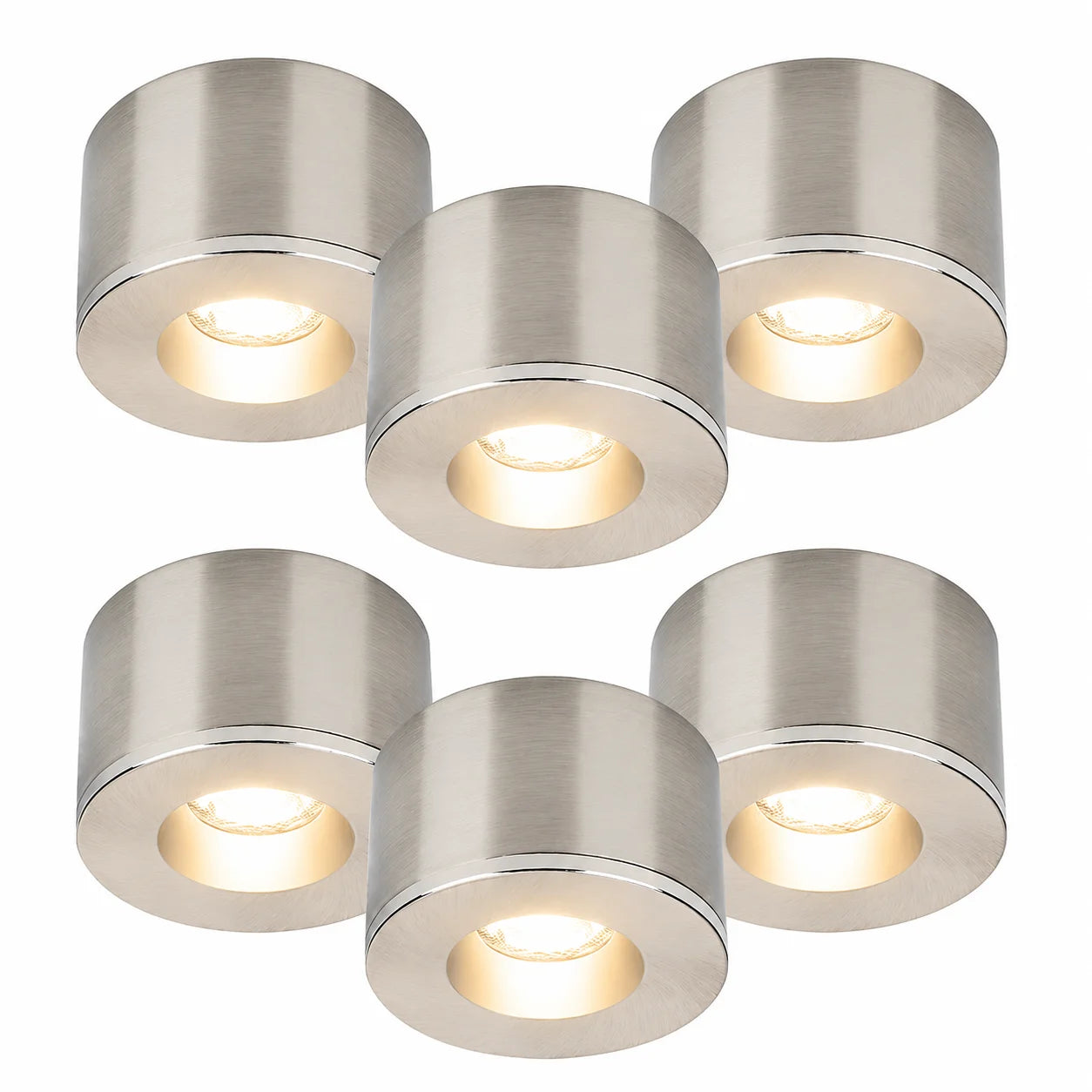 Das 6er Set Malmbergs MD-31 LED Spots 