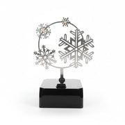LED Tischlampe mit Schattenspiel Shadow Motiv Schneeflocke