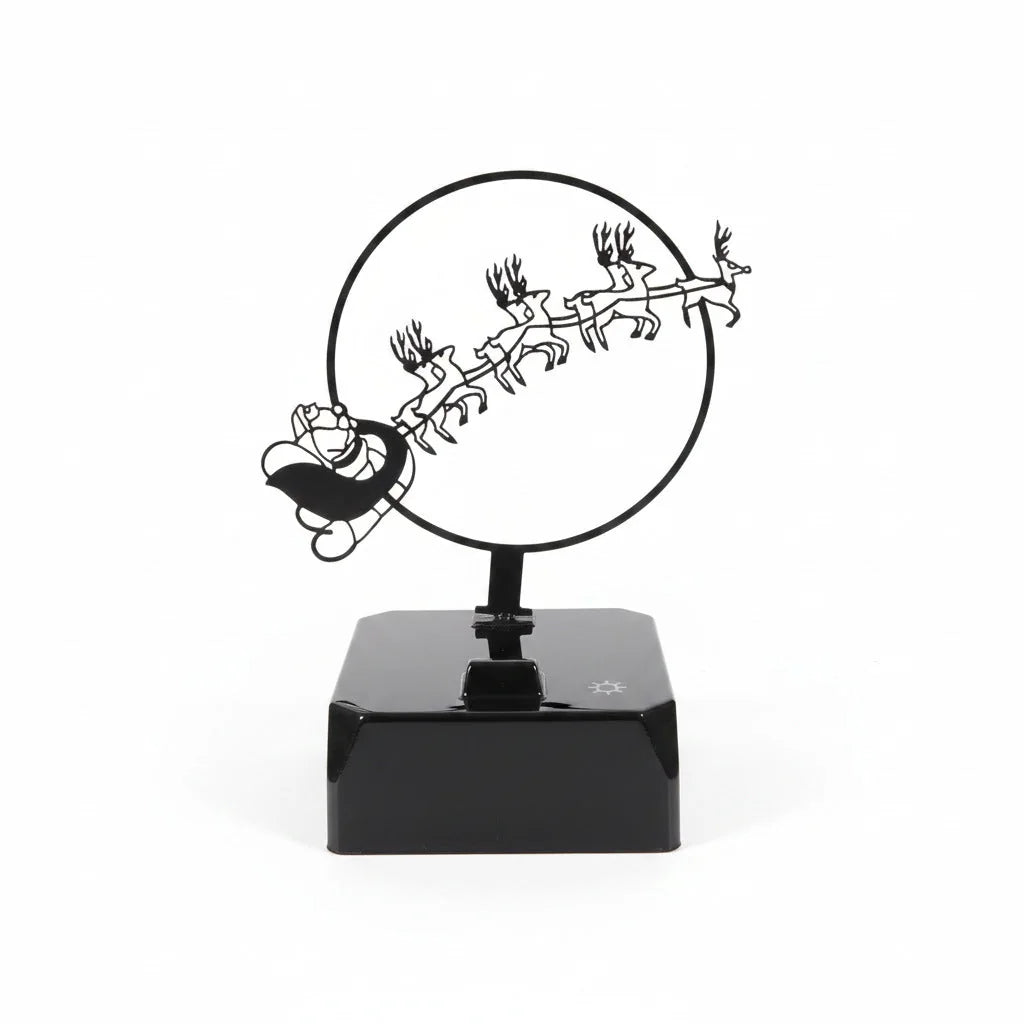 LED Tischlampe mit Schattenspiel Shadow Motiv Santa Claus