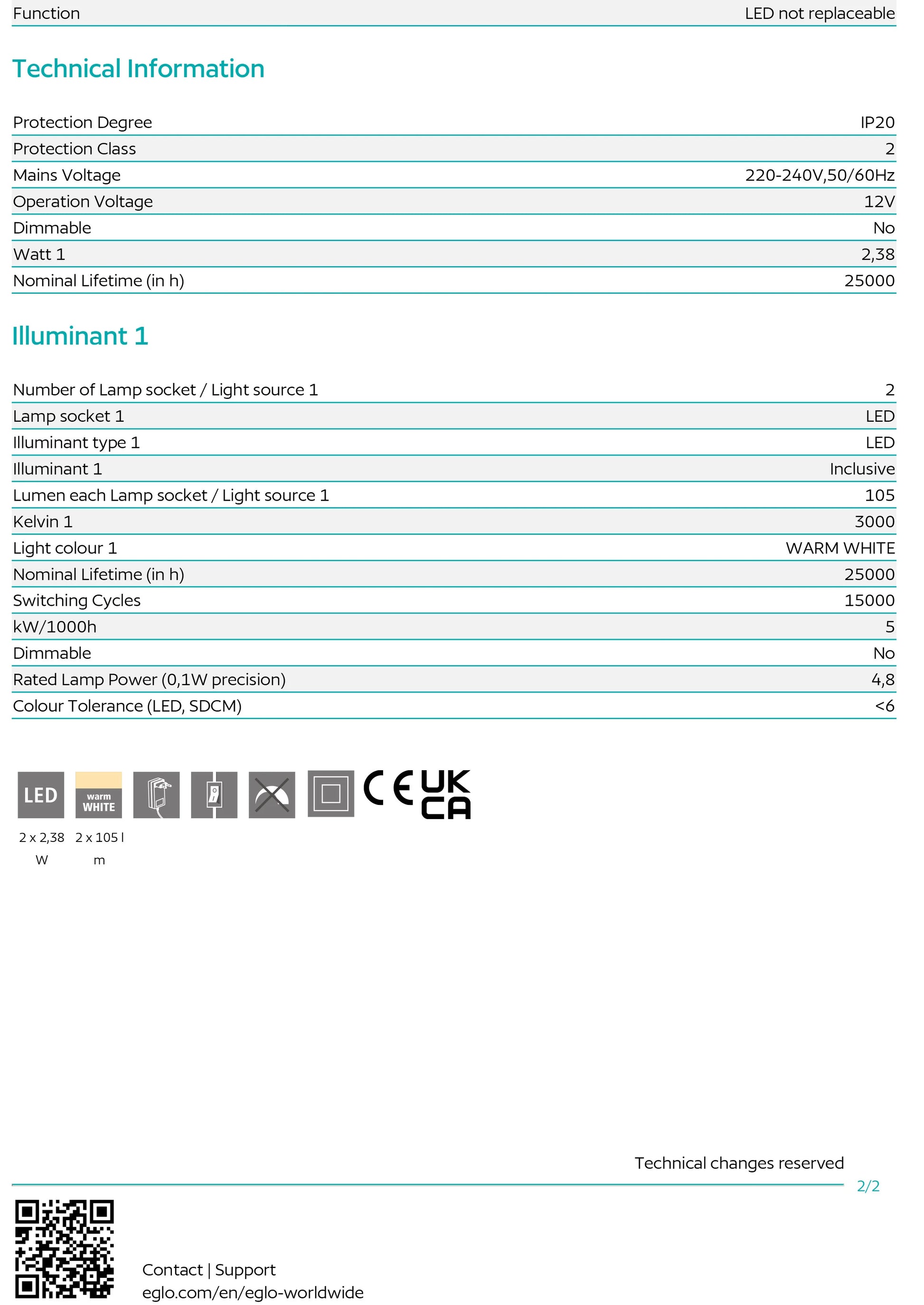 Schreibtischleuchte LED weiß chrom modern Kopf drehbar warmweiß 3000K Höhe 43cm Fuß 16 lang und 9,5 cm breit  und schwenkbar mit abgerundeten Fuß und dekorativen satinierten Glas  EGLO Ocaso 90892