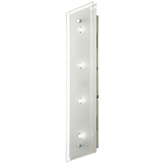 Schmale Wandleuchte Lumiera mit 4 Lichtpunkten Spiegelleuchte Schminktisch flach und schmal esto 9740025-4 